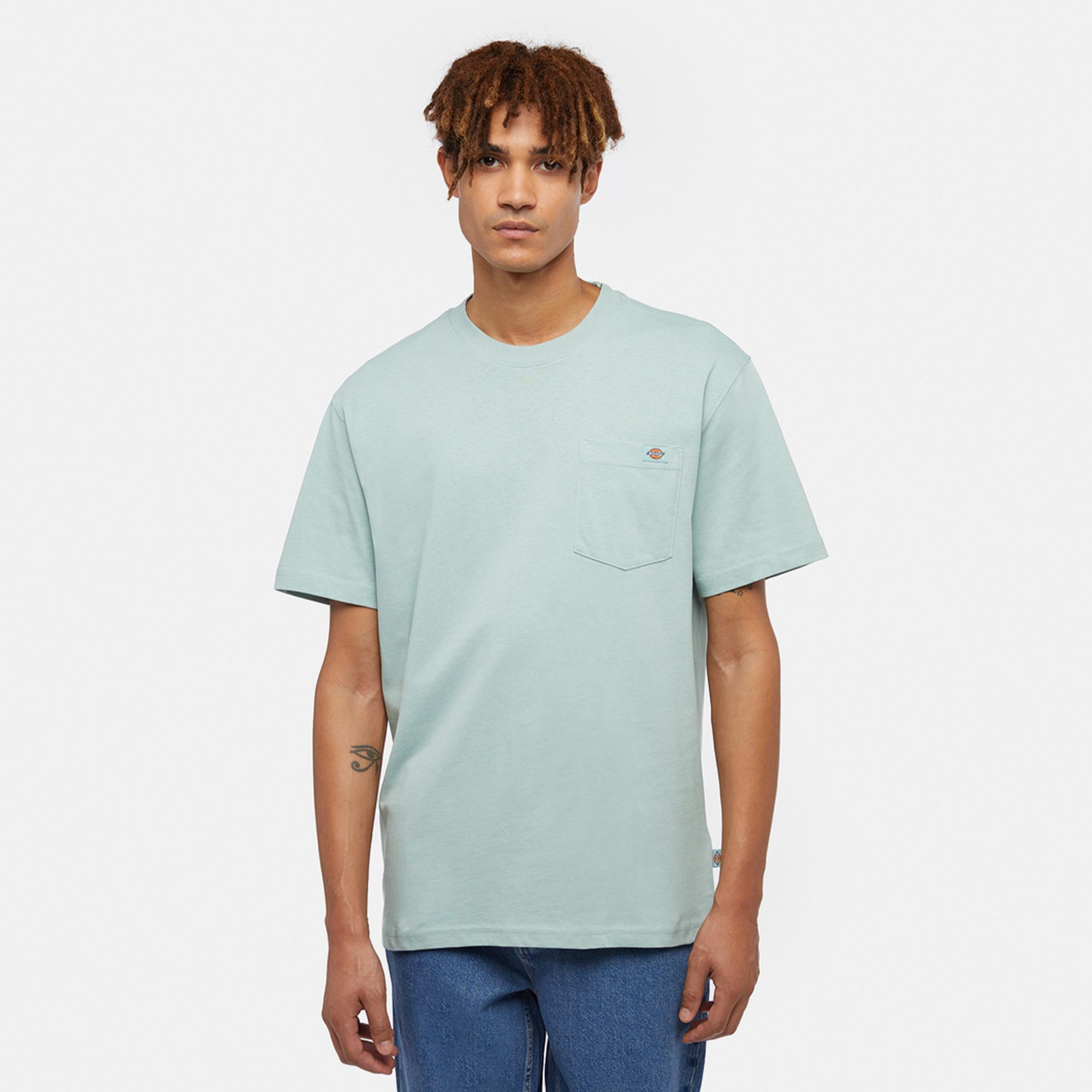 Dickies Luray Pocket Kısa Kollu Erkek Mavi T-Shirt