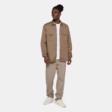  Dickies Work Uzun Kollu Rec Erkek Kahverengi Gömlek