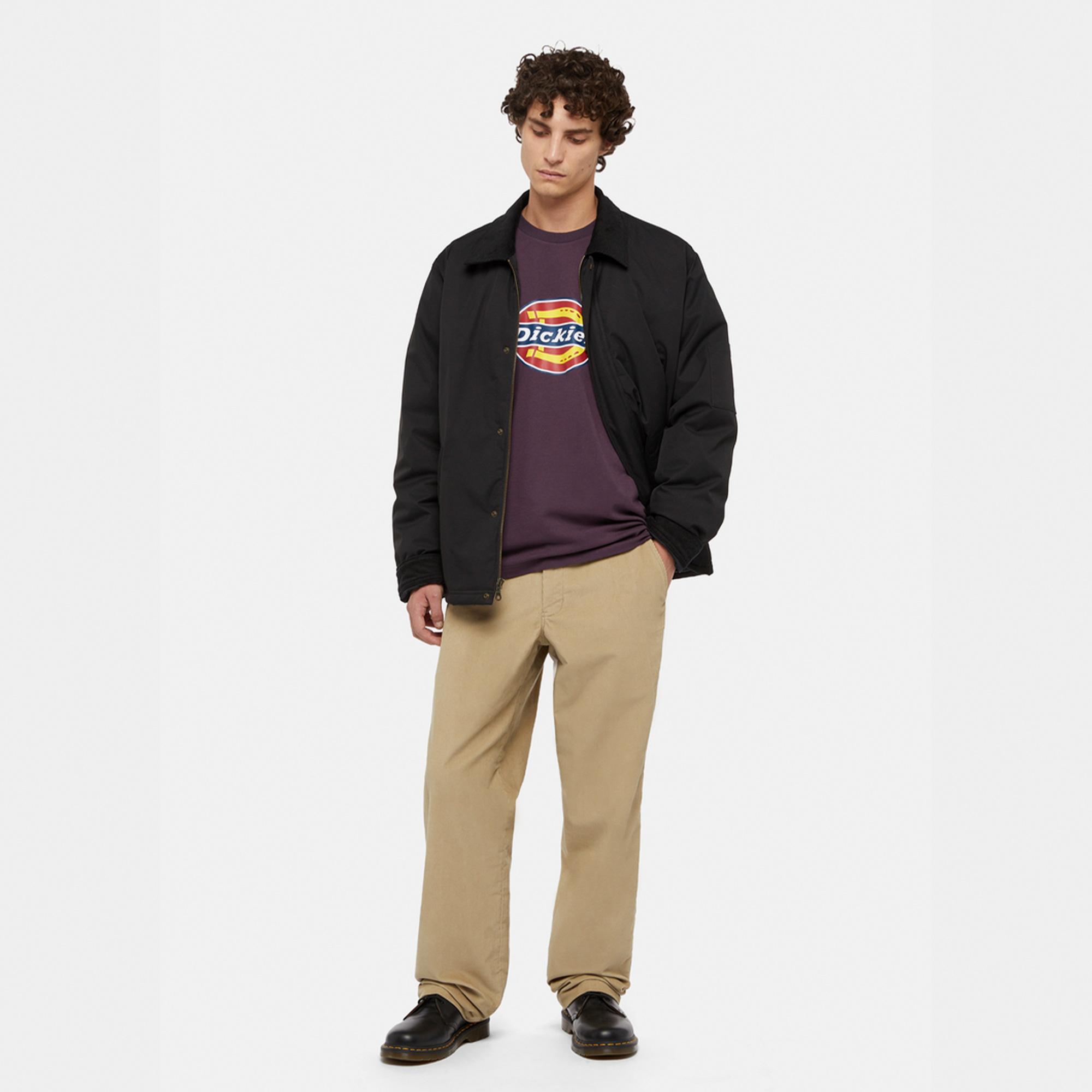 Dickies Icon Logo Erkek Mor T-Shirt