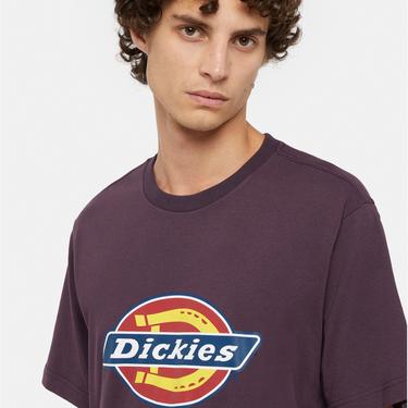  Dickies Icon Logo Erkek Mor T-Shirt