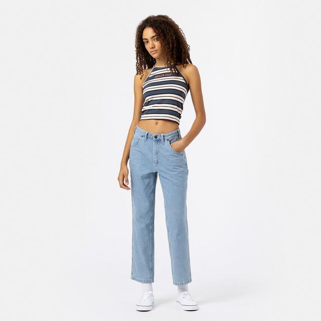  Dickies Ellendale Denim Kadın Mavi Pantolon