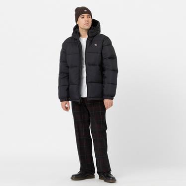 Dickies Waldenburg Hooded Erkek Siyah Mont