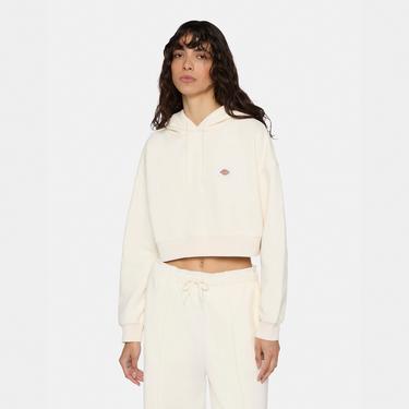  Dickies Oakport Cropped Kadın Krem Rengi Sweatshirt