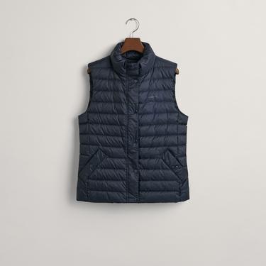  GANT Kadın Lacivert Regular Fit Dik Yaka Kapitone Yelek