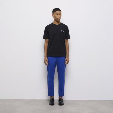  ERKEK İŞLEMELİ SİYAH T-SHIRT