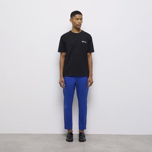  ERKEK İŞLEMELİ SİYAH T-SHIRT