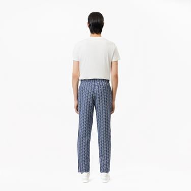  Erkek Regular Fit Monogram Lacivert Eşofman Altı