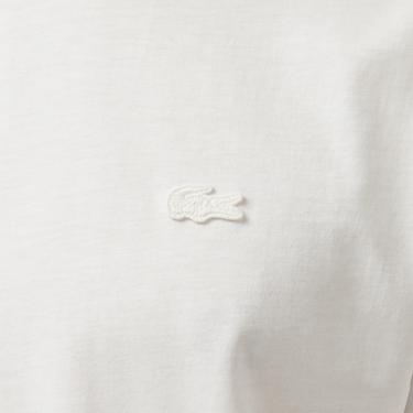  Erkek Loose Fit Bisiklet Yaka Beyaz T-Shirt