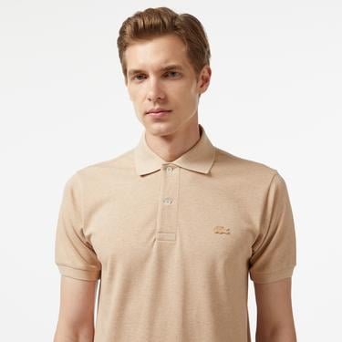  Erkek Classic Fit Bej Polo