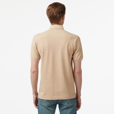  Erkek Classic Fit Bej Polo