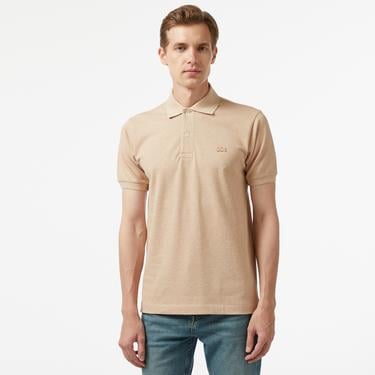  Erkek Classic Fit Bej Polo