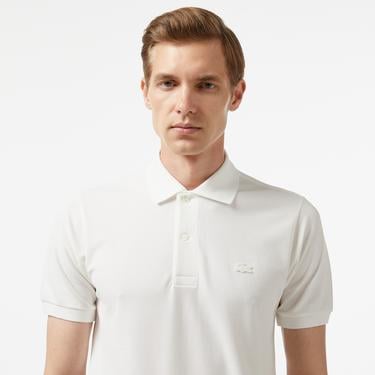  Erkek Classic Fit Beyaz Polo