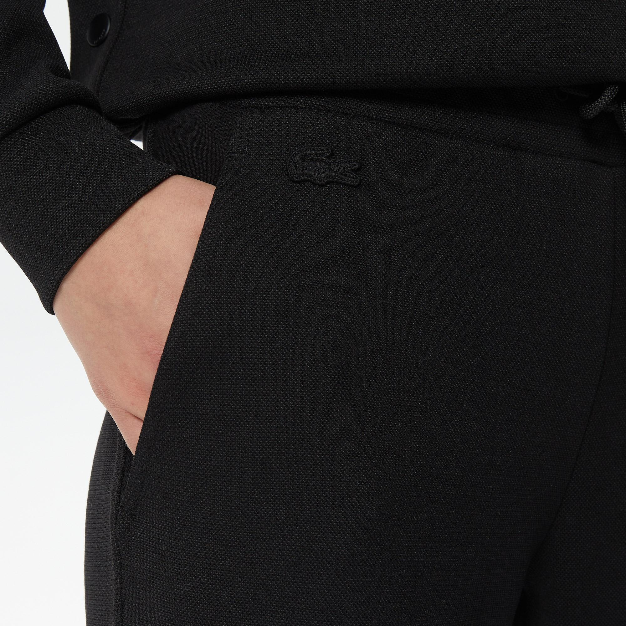 Lacoste Kadın Straight Fit Siyah Eşofman Altı