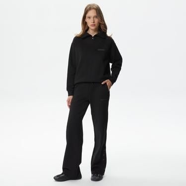  Lacoste Kadın Straight Fit Siyah Eşofman Altı