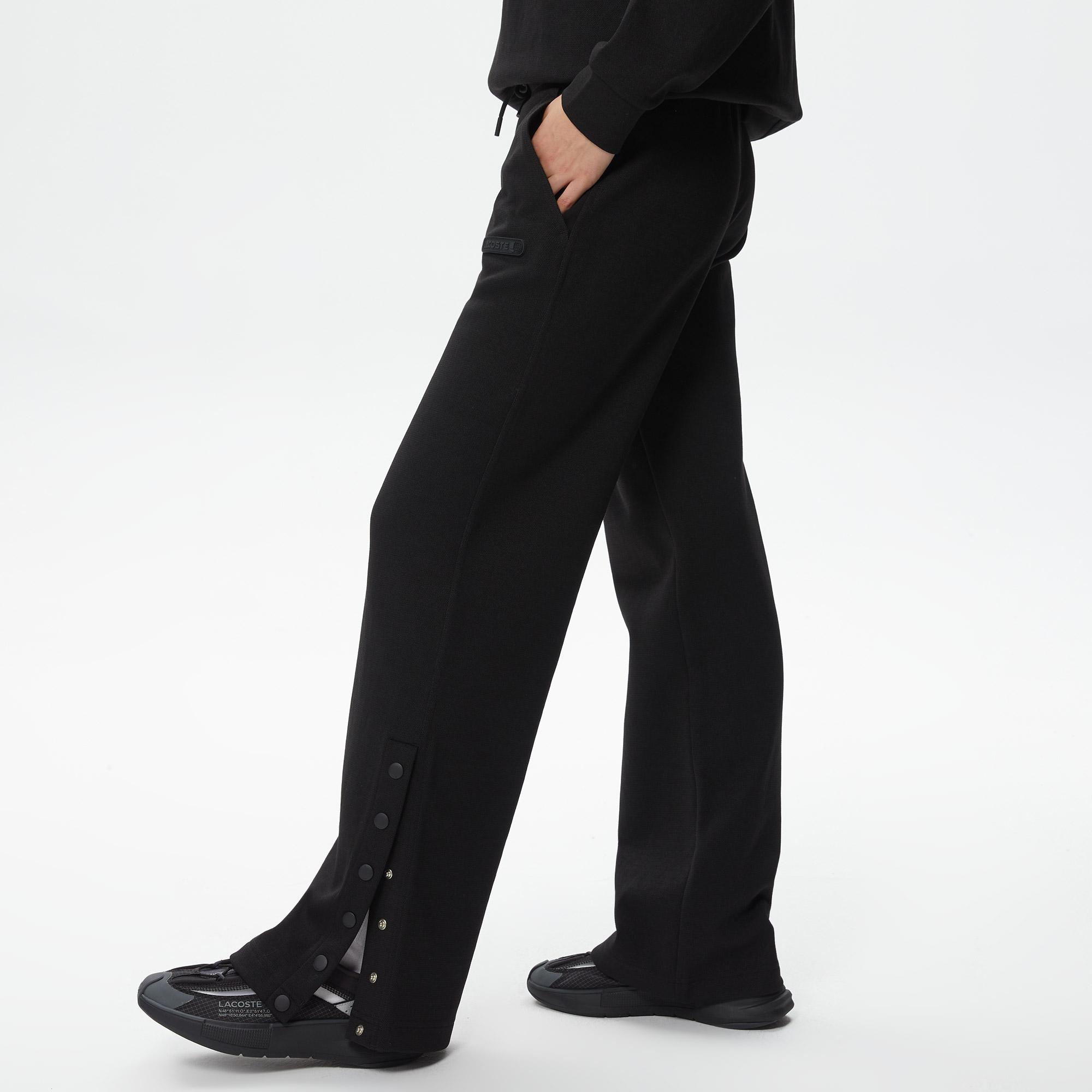 Lacoste Kadın Straight Fit Siyah Eşofman Altı