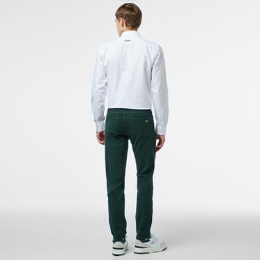  Erkek Slim Fit Koyu Yeşil Jean Pantolon