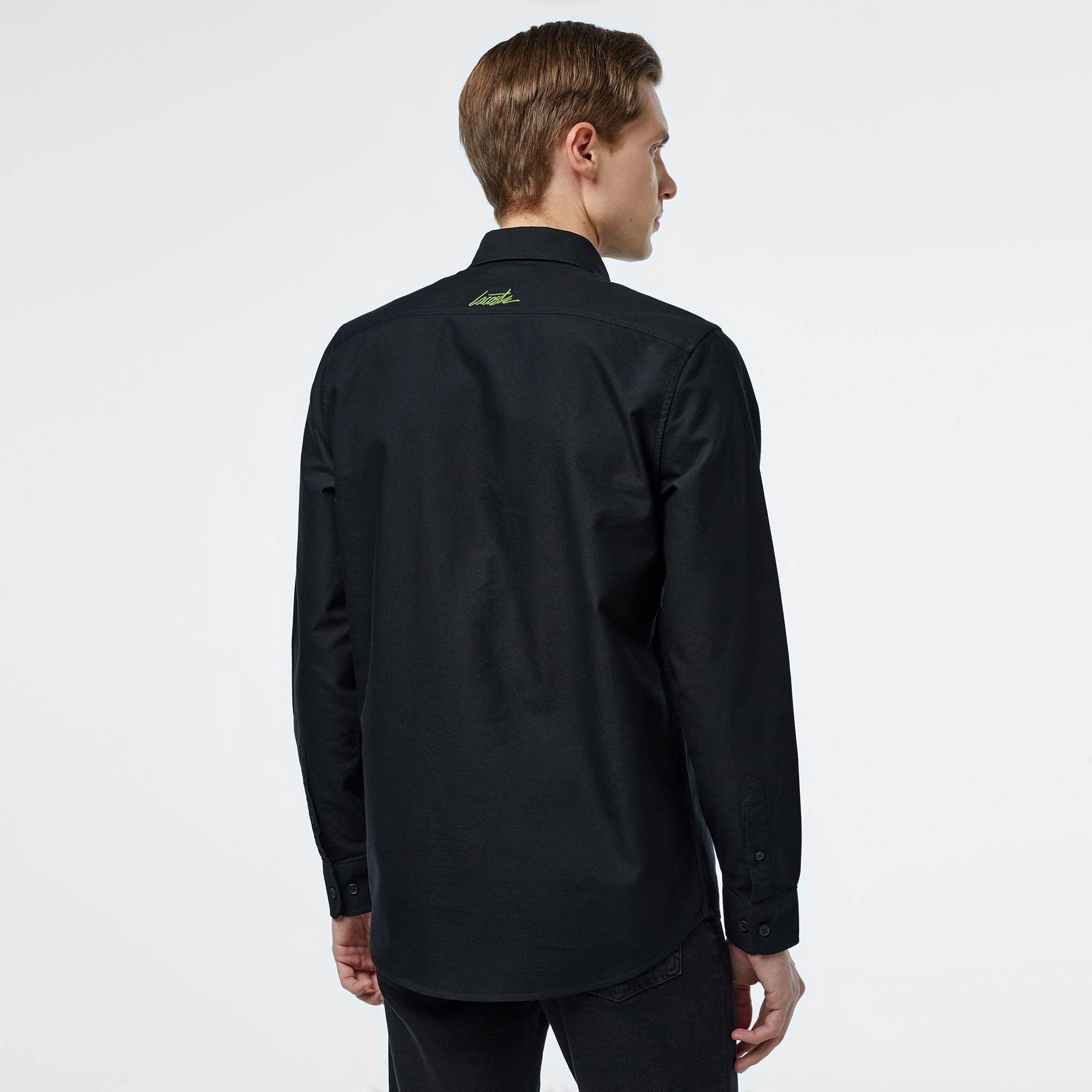 Lacoste Erkek Slim Fit Siyah Gömlek