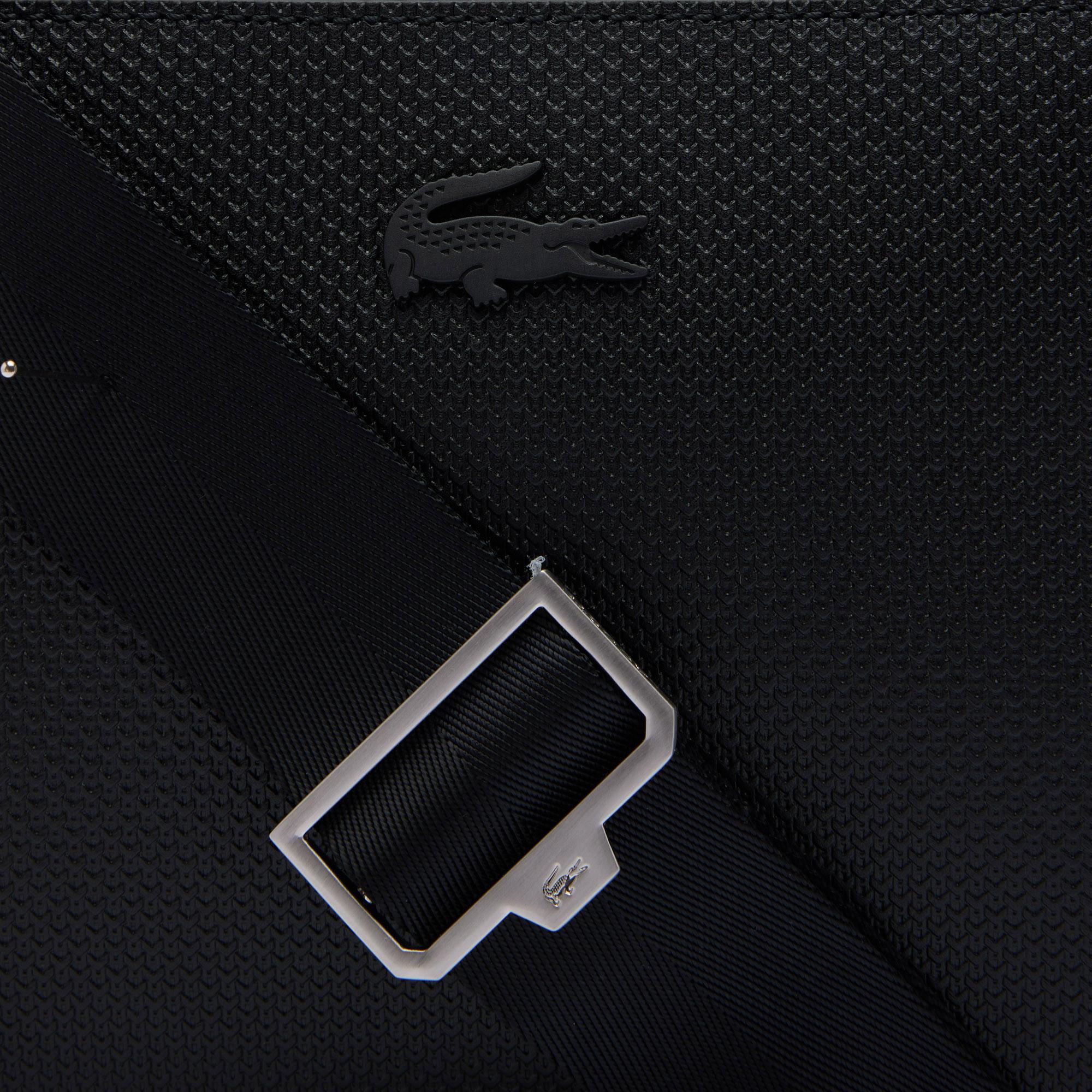 Lacoste Erkek Deri Siyah Omuz Çantası