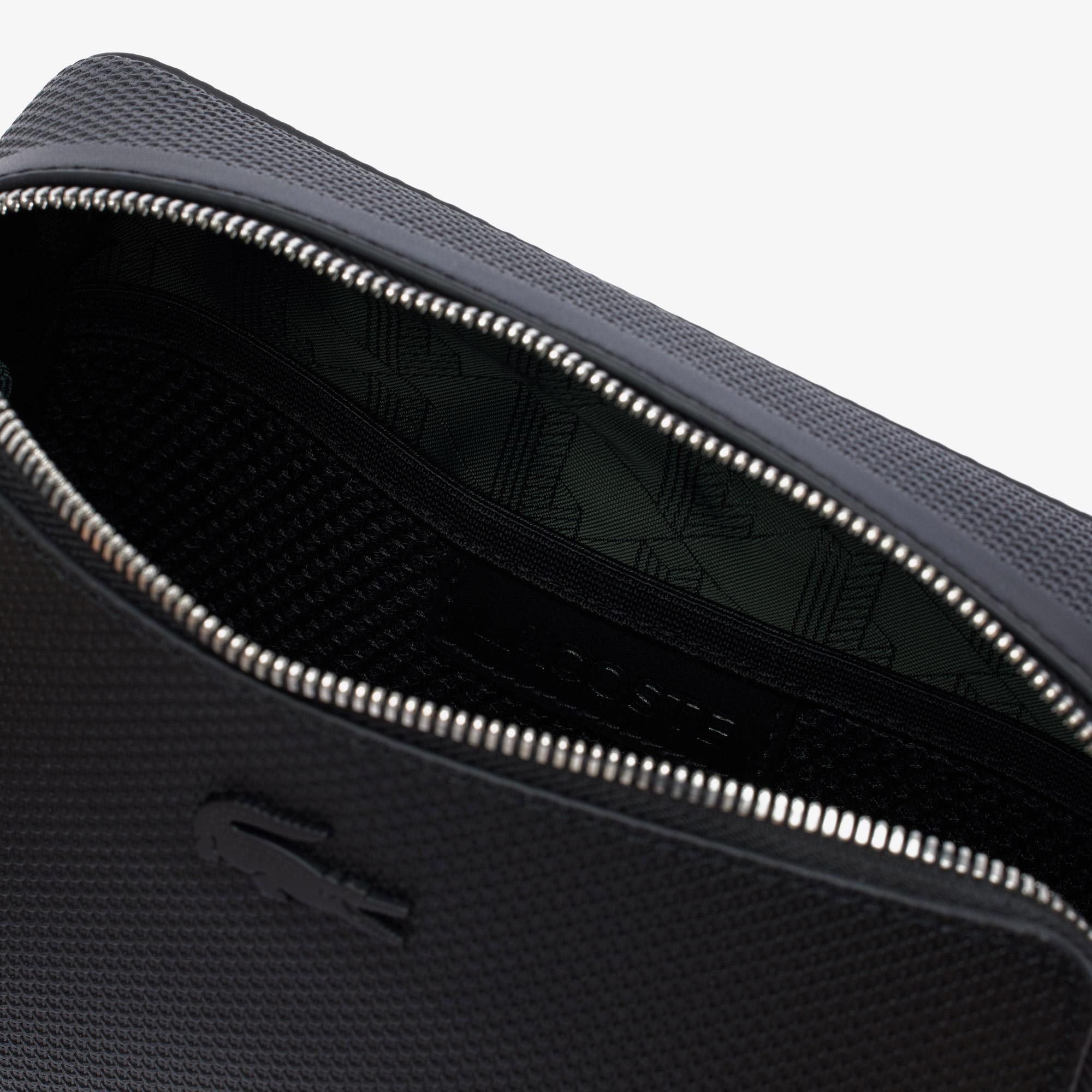 Lacoste Erkek Deri Siyah Omuz Çantası