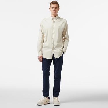  Erkek Slim Fit Gri Gömlek