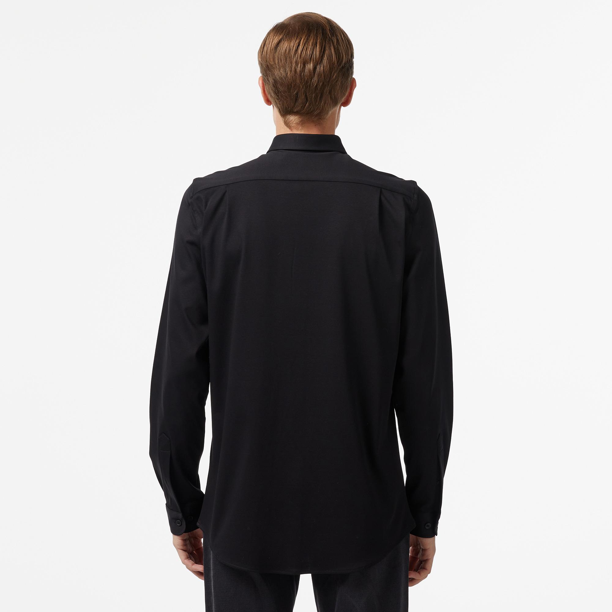 Lacoste Erkek Slim Fit Siyah Gömlek