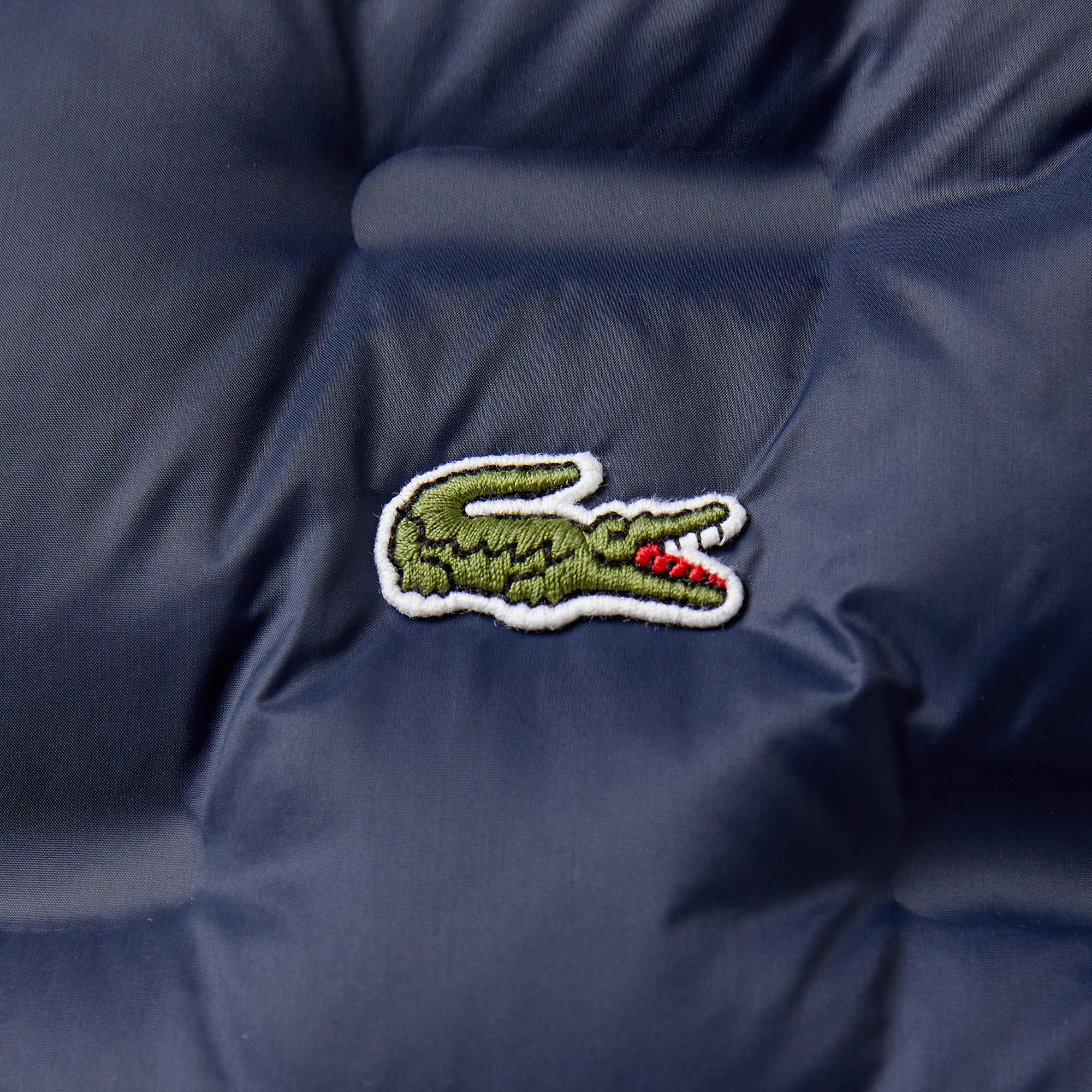 Erkek Kapüşonlu Kapitone Lacivert Yelek