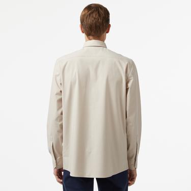  Lacoste Erkek Regular Fit Bej Gömlek