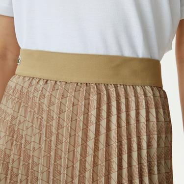  Lacoste Kadın Bej Etek