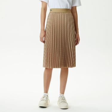  Lacoste Kadın Bej Etek