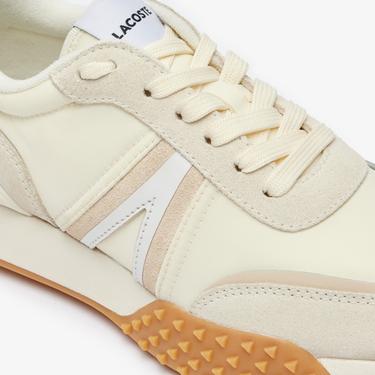  Lacoste L-Spin Deluxe Kadın Bej Sneaker
