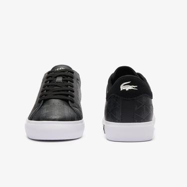 Powercourt Erkek Monogram Siyah Sneaker