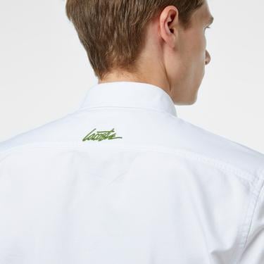  Erkek Slim Fit Beyaz Gömlek