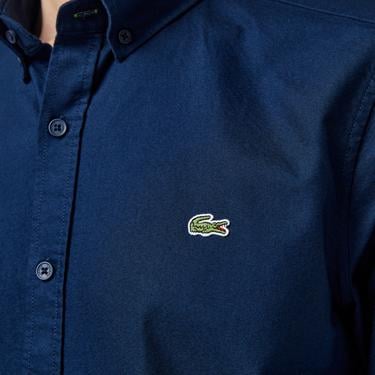  Lacoste Erkek Slim Fit Lacivert Gömlek