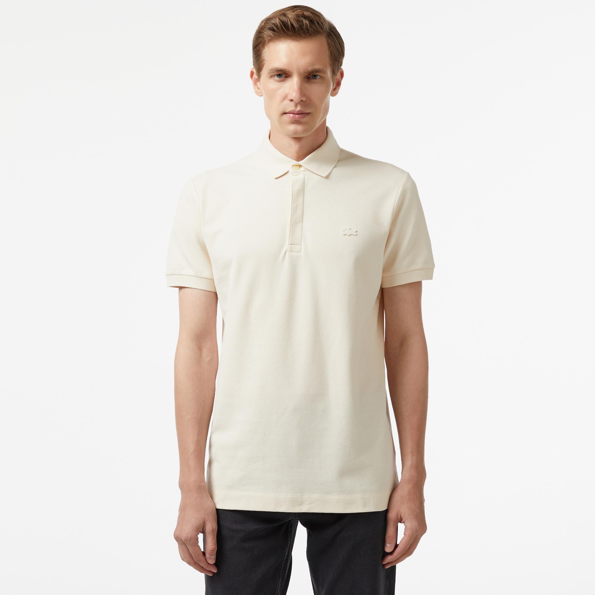 Erkek Regular Fit Paris Krem Polo