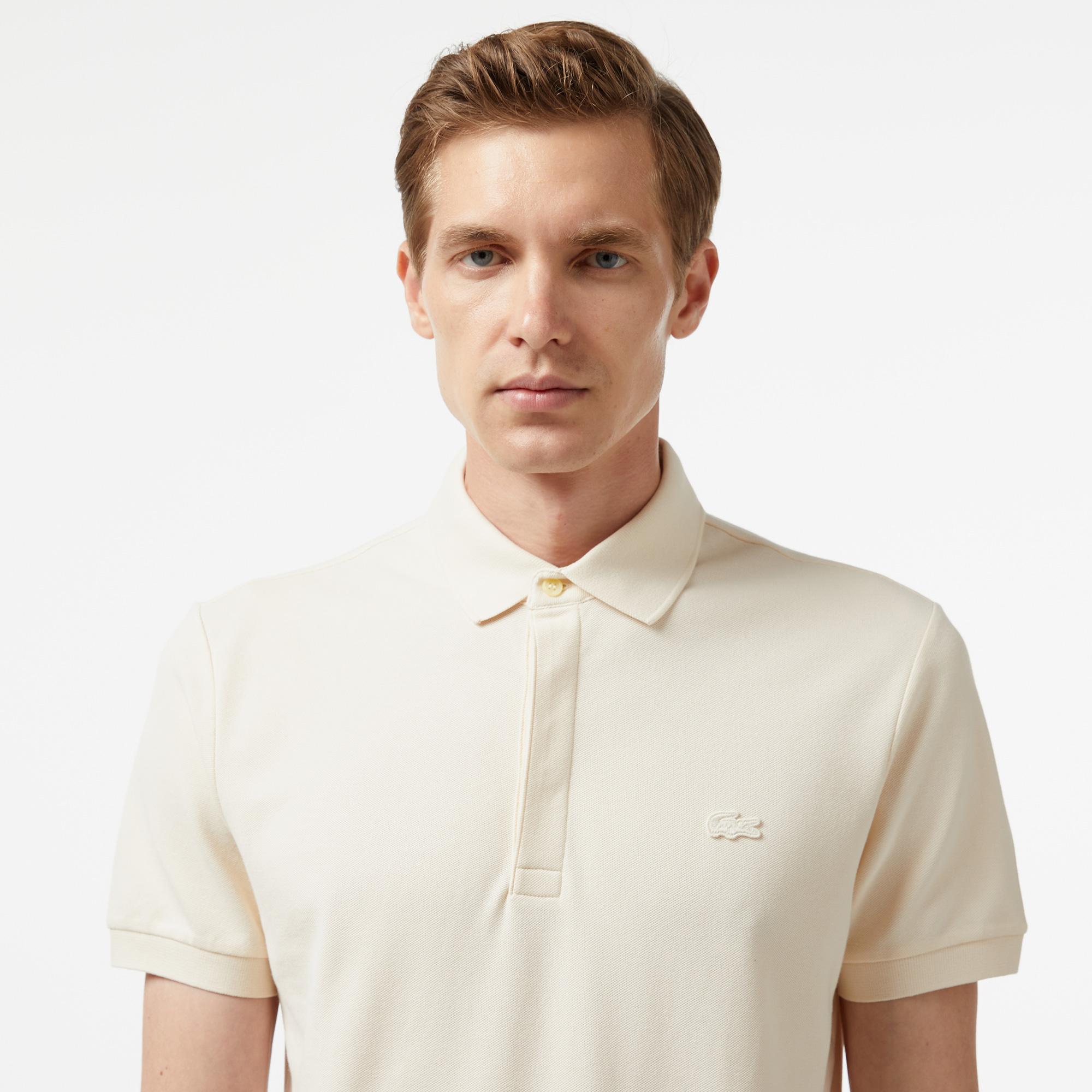 Erkek Regular Fit Paris Krem Polo