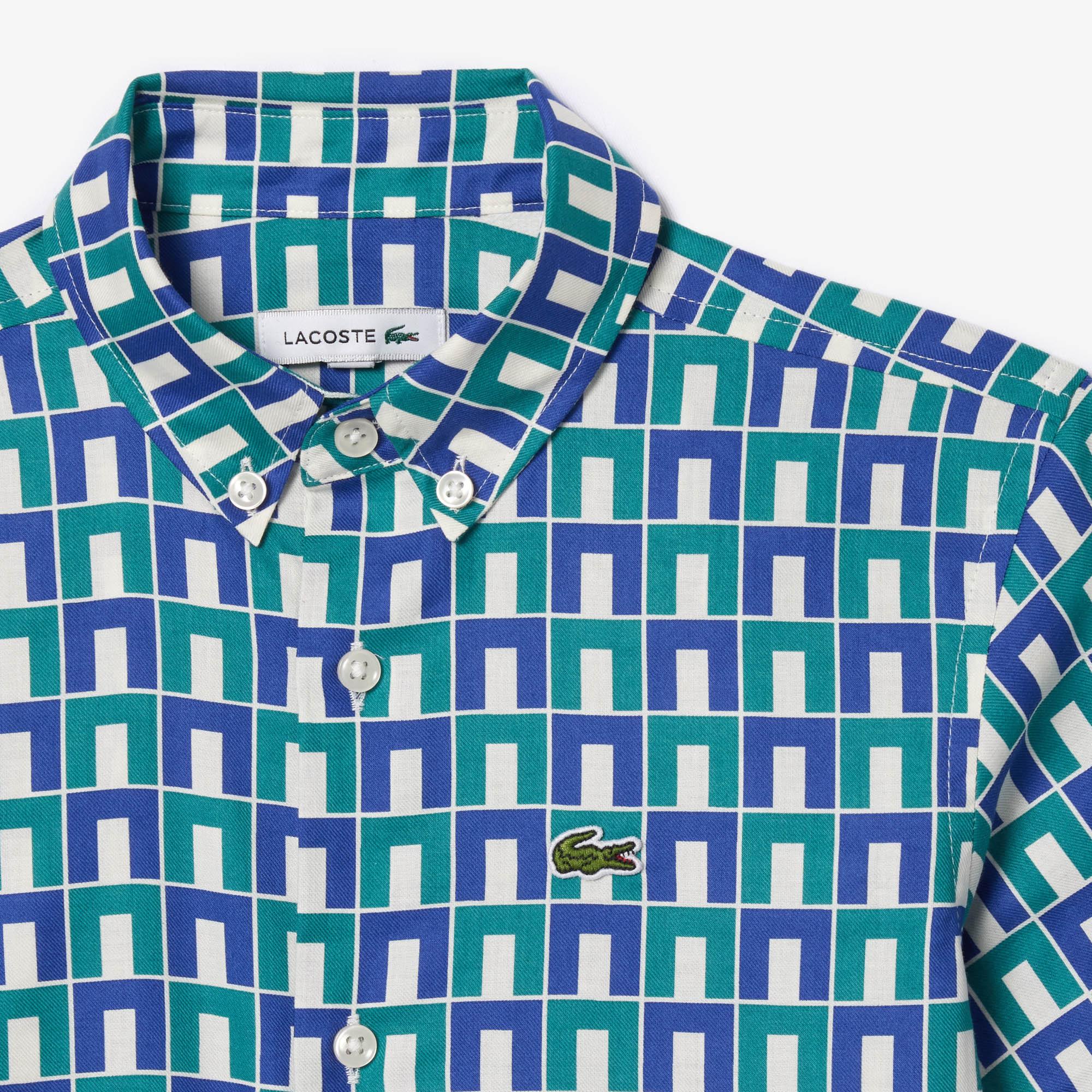 Monogram Erkek Çocuk Renkli Gömlek