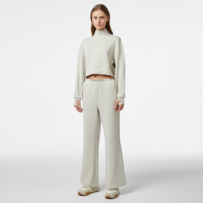  Kadın Relaxed Fit Gri Eşofman Altı