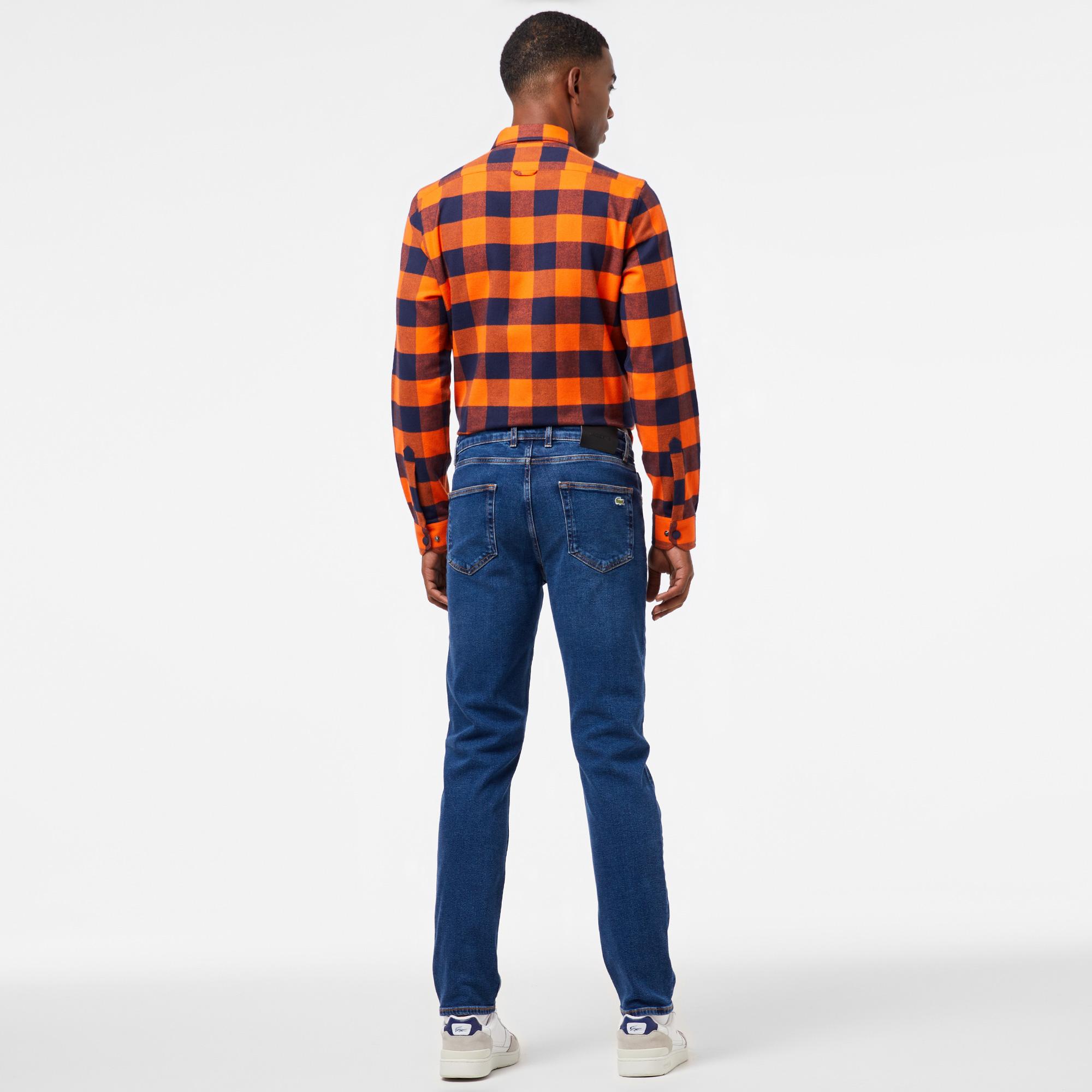 Lacoste Erkek Regular Fit Koyu Mavi Jean Pantolon