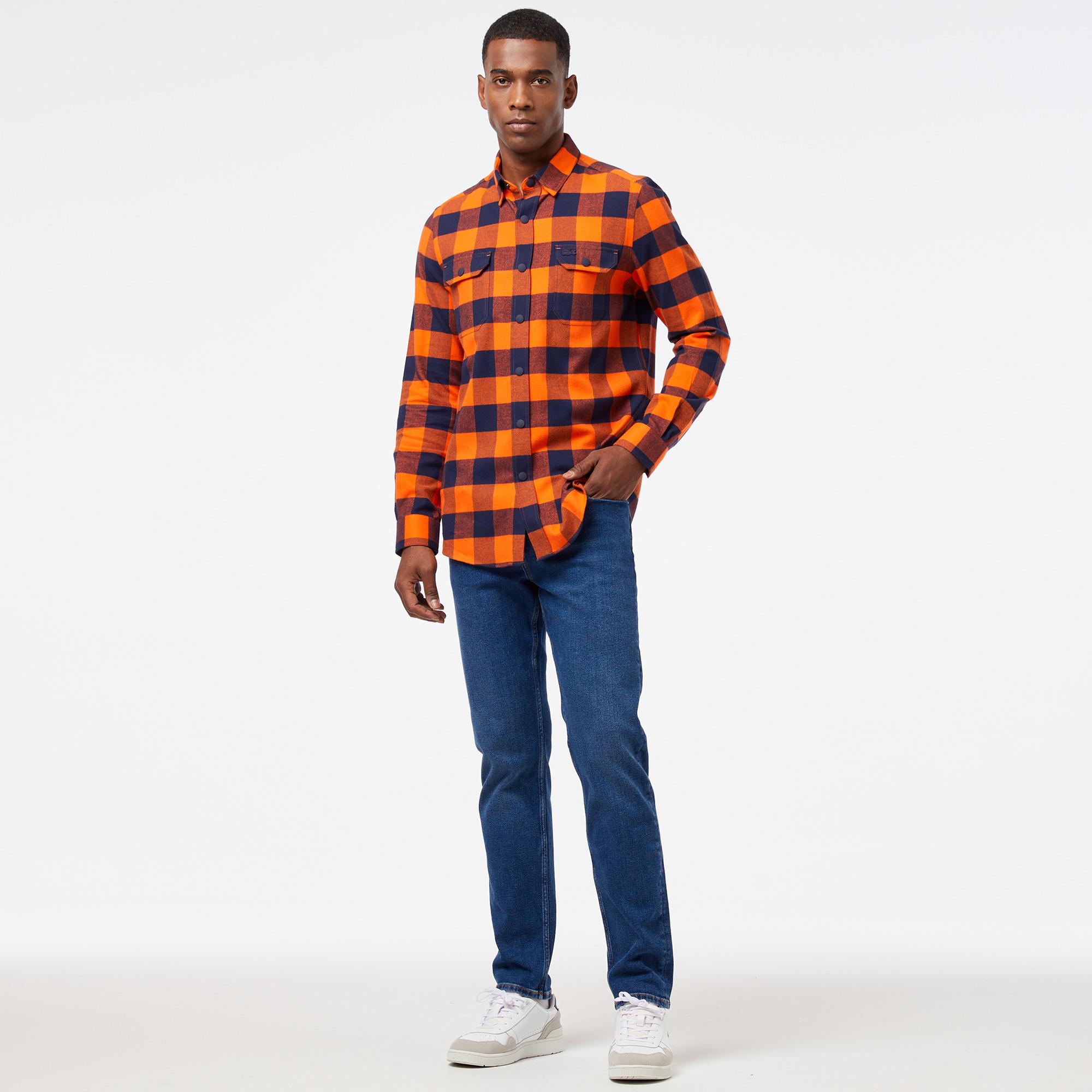 Lacoste Erkek Regular Fit Koyu Mavi Jean Pantolon