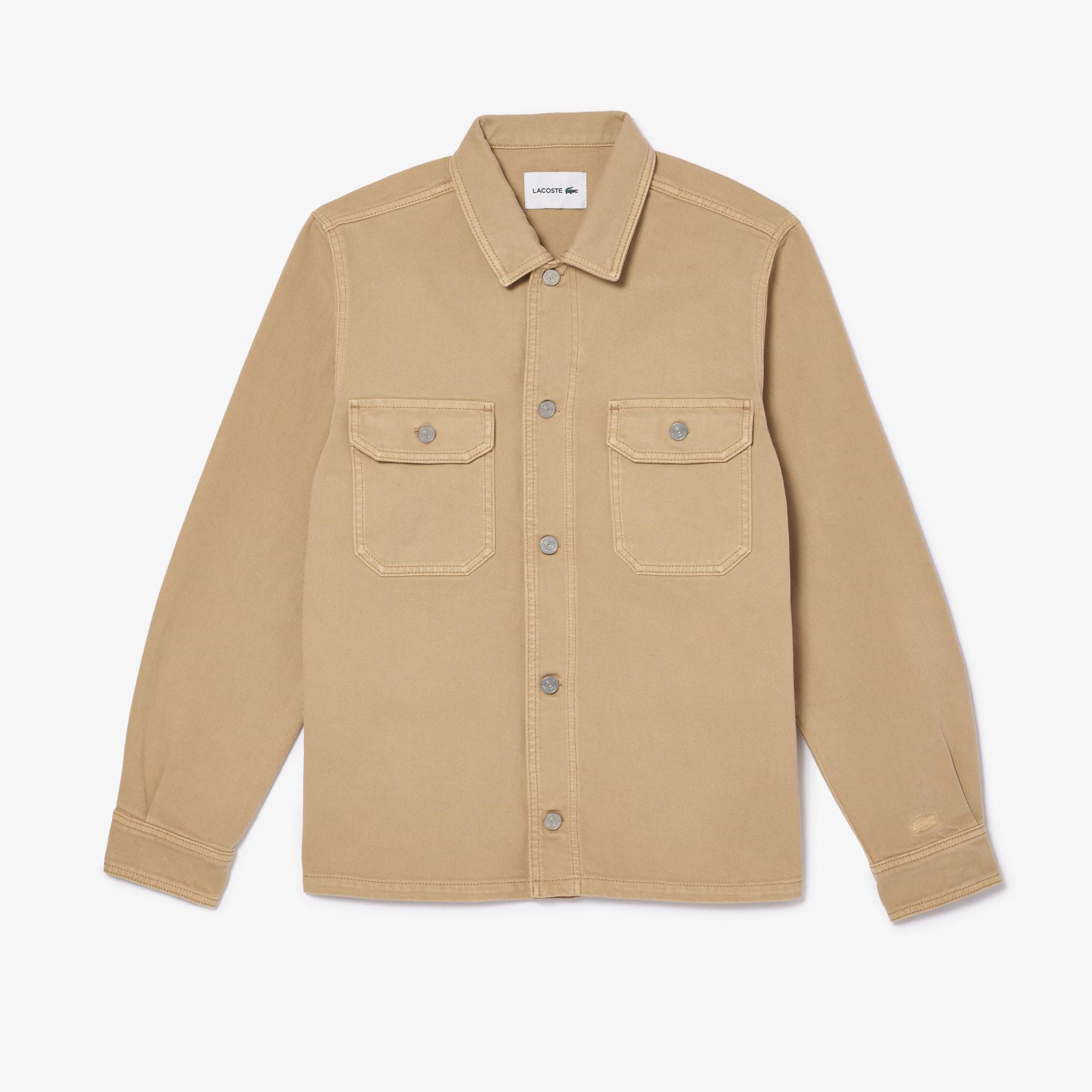 Lacoste Erkek Oversize Fit Kahverengi Gömlek