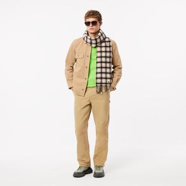  Lacoste Erkek Oversize Fit Kahverengi Gömlek