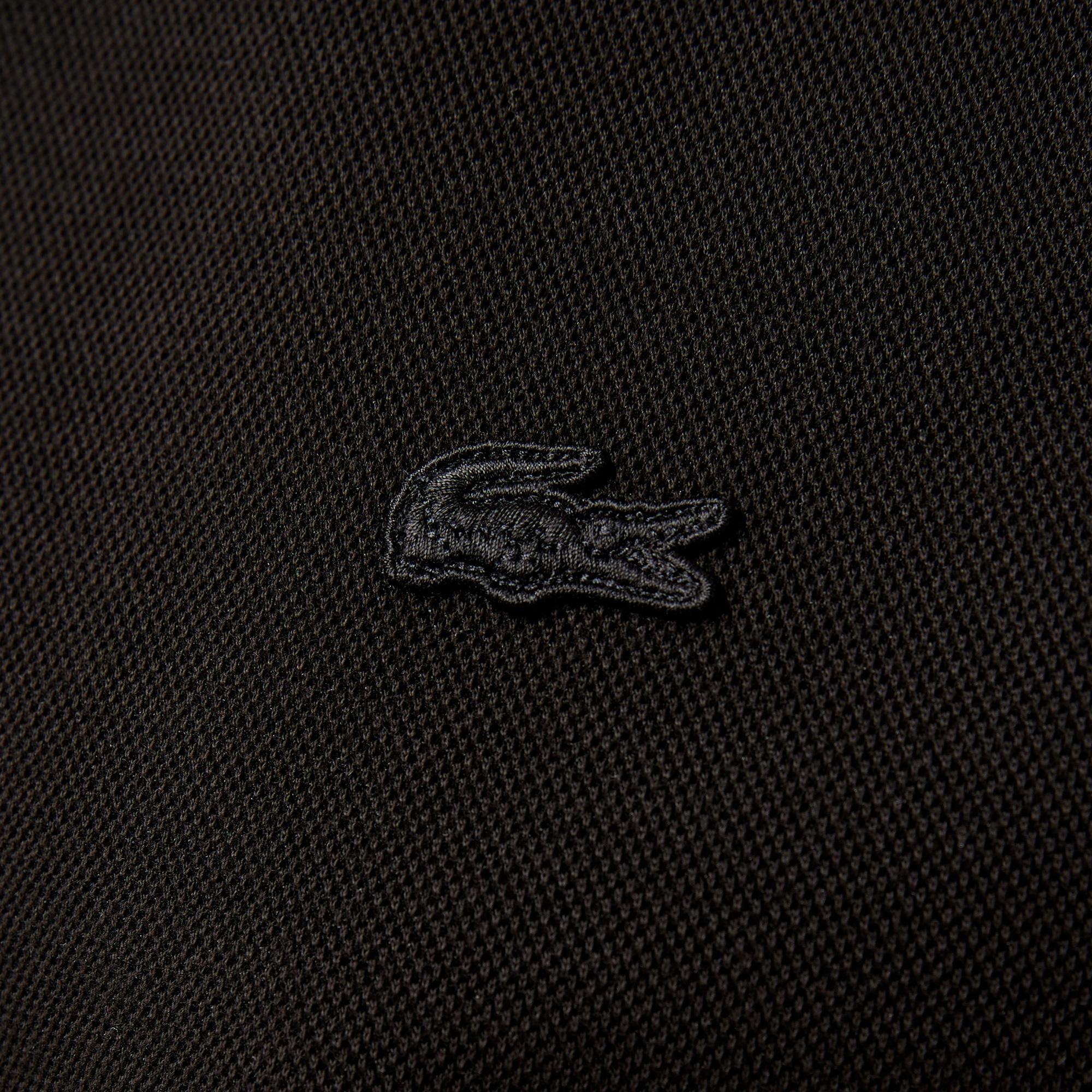 Lacoste Slim Fit Erkek Siyah Sweatshirt