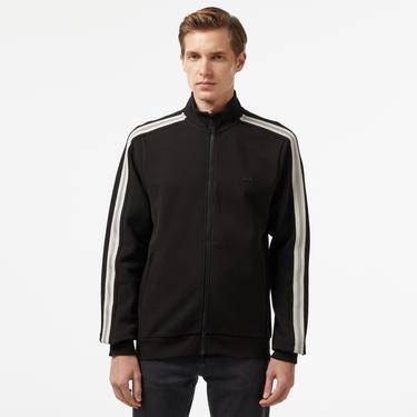  Lacoste Slim Fit Erkek Siyah Sweatshirt