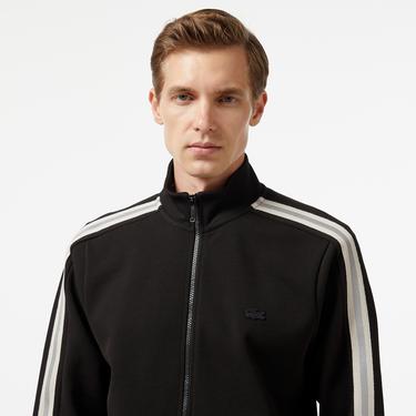  Lacoste Slim Fit Erkek Siyah Sweatshirt