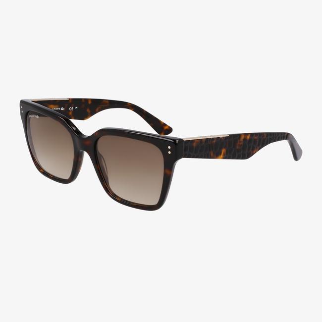  Lacoste Kadın Kahverengi Güneş Gözlüğü