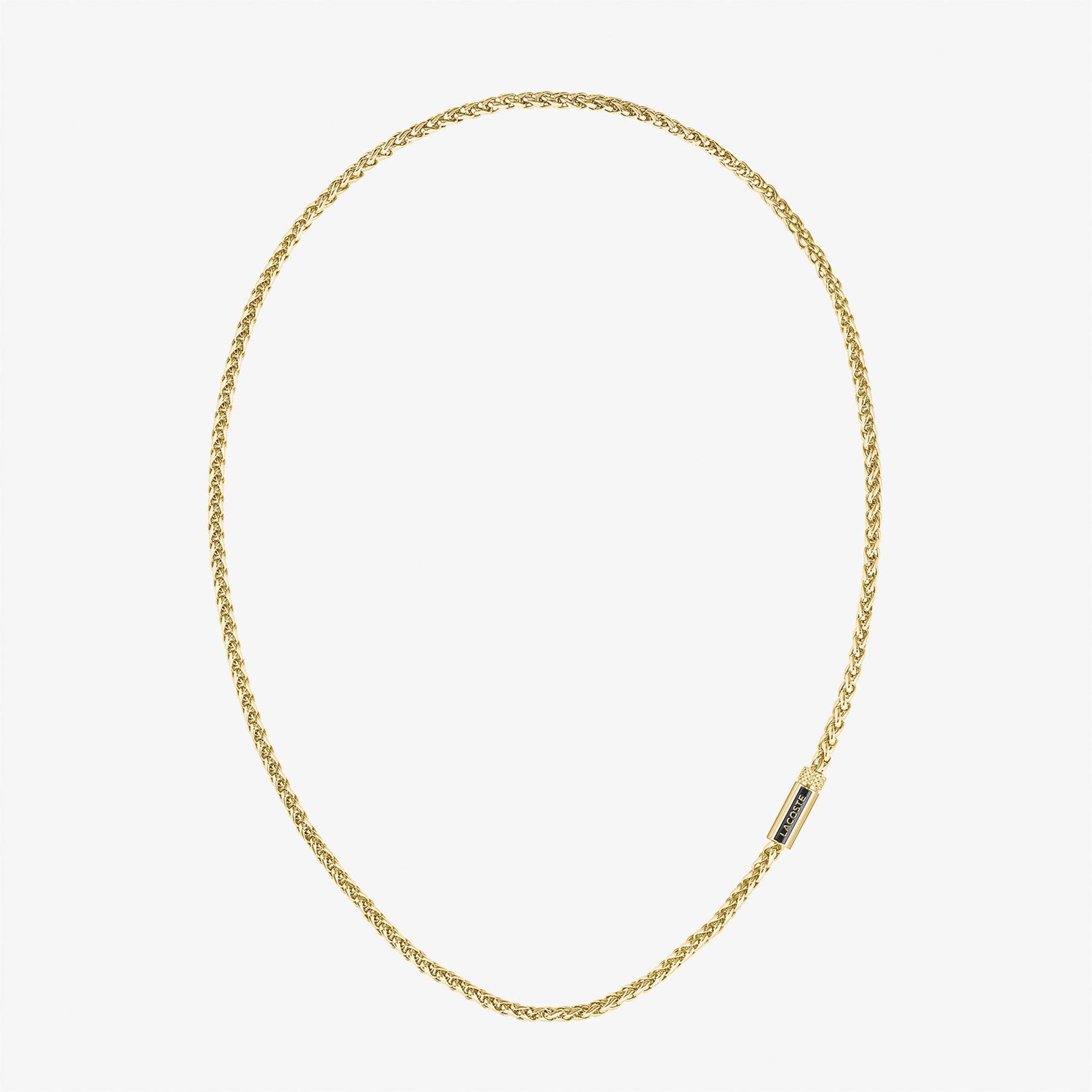 Lacoste Erkek Sarı Çelik Kolye