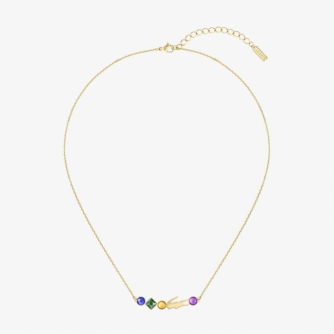  Lacoste Kadın Sarı Çelik Kolye