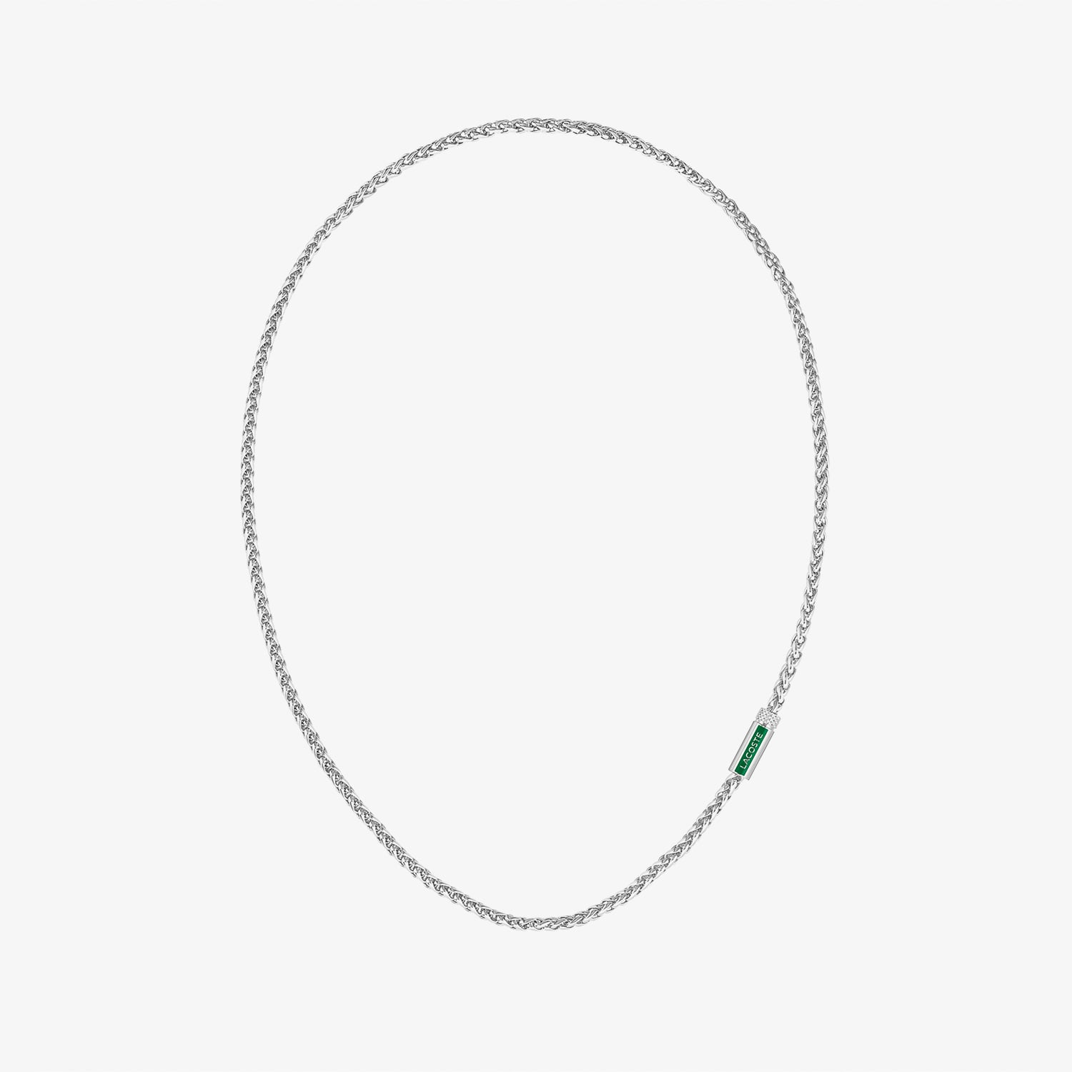  Lacoste Erkek Gri Kolye