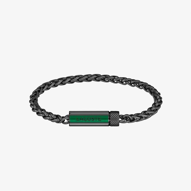  Lacoste Erkek Siyah Bileklik