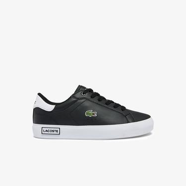  Lacoste Powercourt Çocuk Siyah Sneaker